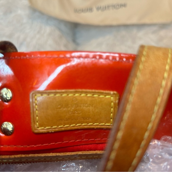 LOUIS VUITTON Vernis Red Reade PM M91088 used - Picture 16 of 16